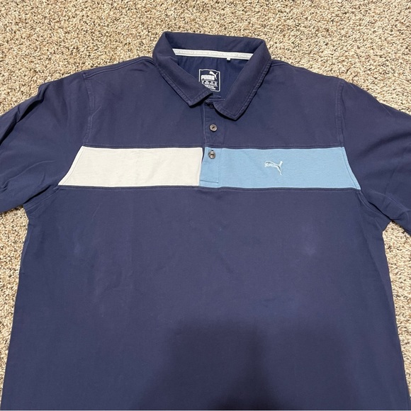 PUMA Collared Golf Polo Shirt - Picture 2 of 7